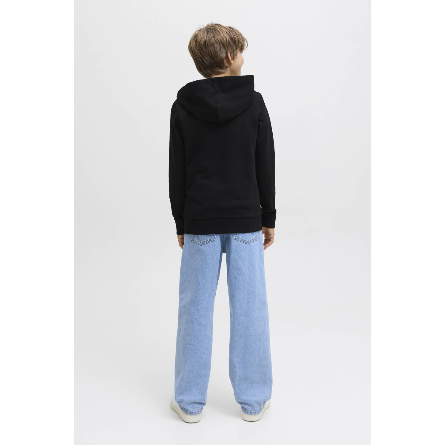 JACK & JONES JUNIOR hoodie zwart