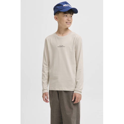 JACK & JONES JUNIOR longsleeve zand afbeelding