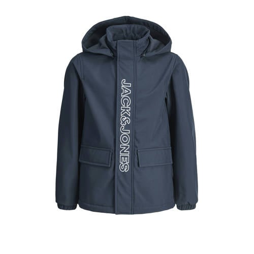 JACK & JONES JUNIOR softshell jas donkerblauw afbeelding