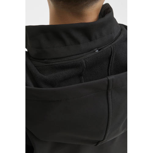 JACK & JONES JUNIOR softshell jas zwart afbeelding