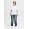 JACK & JONES JUNIOR high waist wide leg jeans medium blue denim