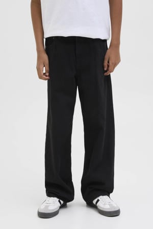 high waist baggy jeans black denim