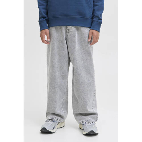 JACK & JONES JUNIOR high waist extra baggy jeans grey denim afbeelding