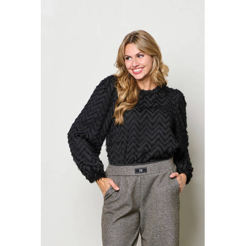 &Co Woman blousetop zwart afbeelding