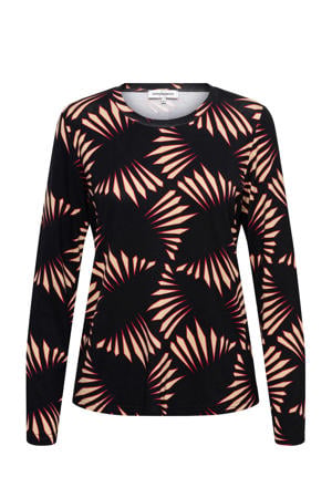 jersey top zwart