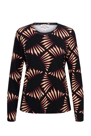 jersey top zwart