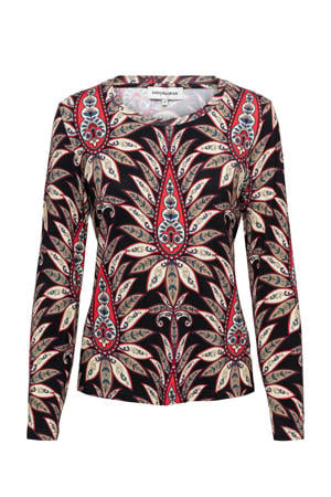 jersey top zwart