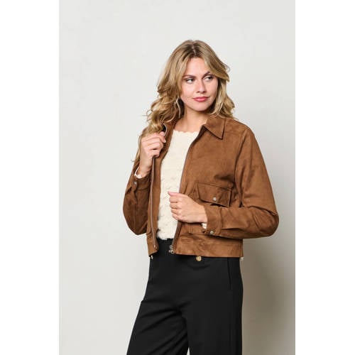 &Co Woman suede jack bruin afbeelding