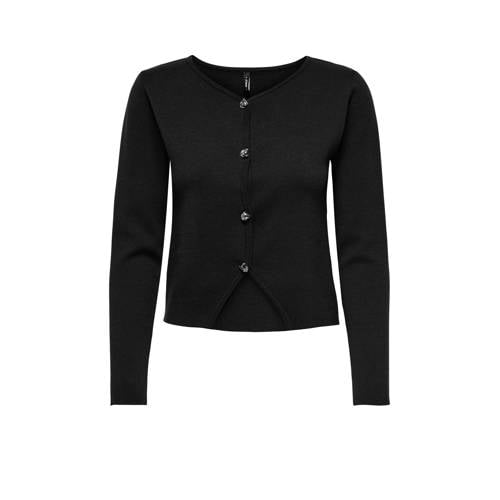 ONLY vest zwart fijn gebreid afbeelding