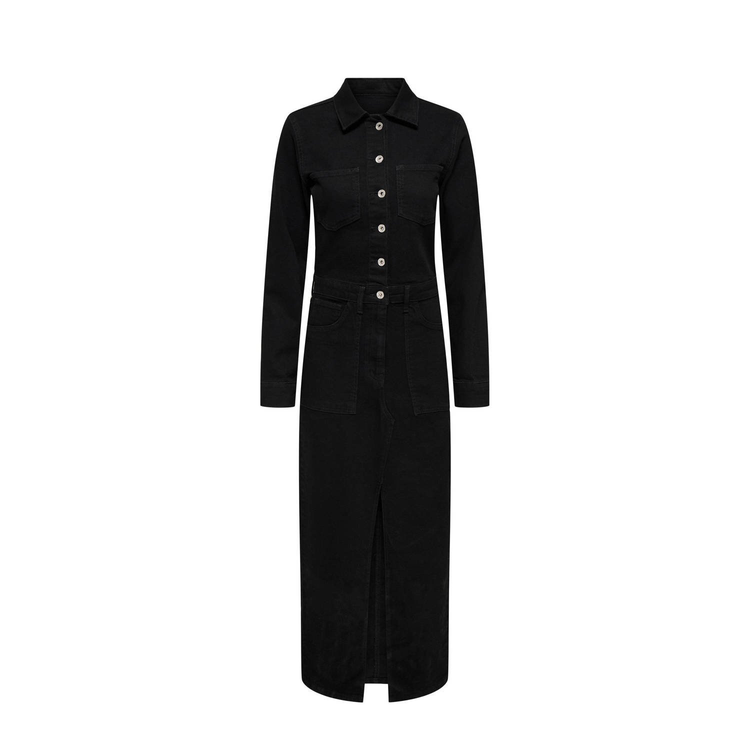 ONLY spijkerjurk black denim