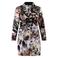 Plus Basics travelstof gebloemde regular blazer multi