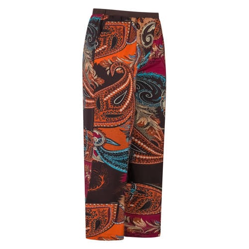 Plus Basics travelstof baggy regular waist broek afbeelding