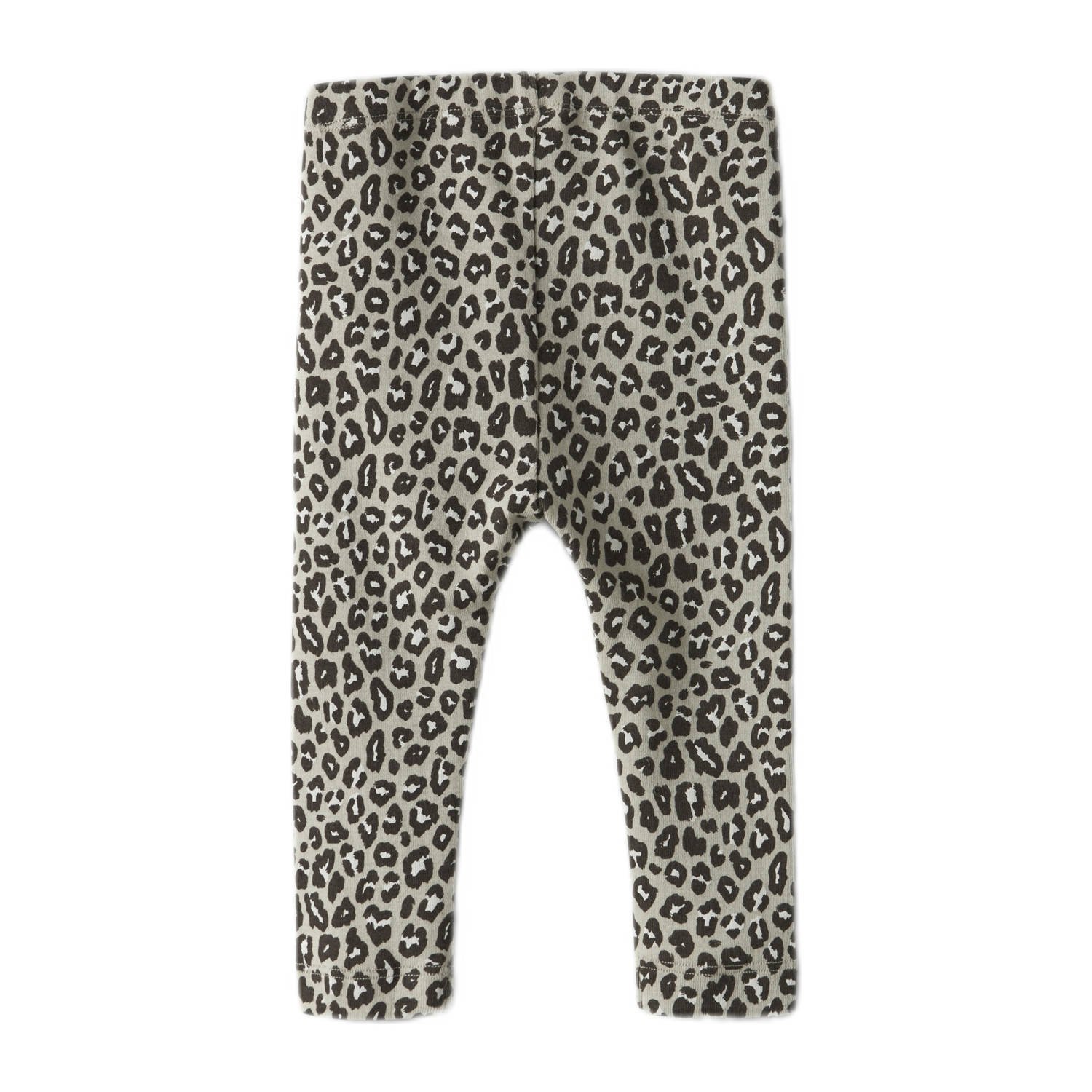 NAME IT BABY slim legging grijsbruin