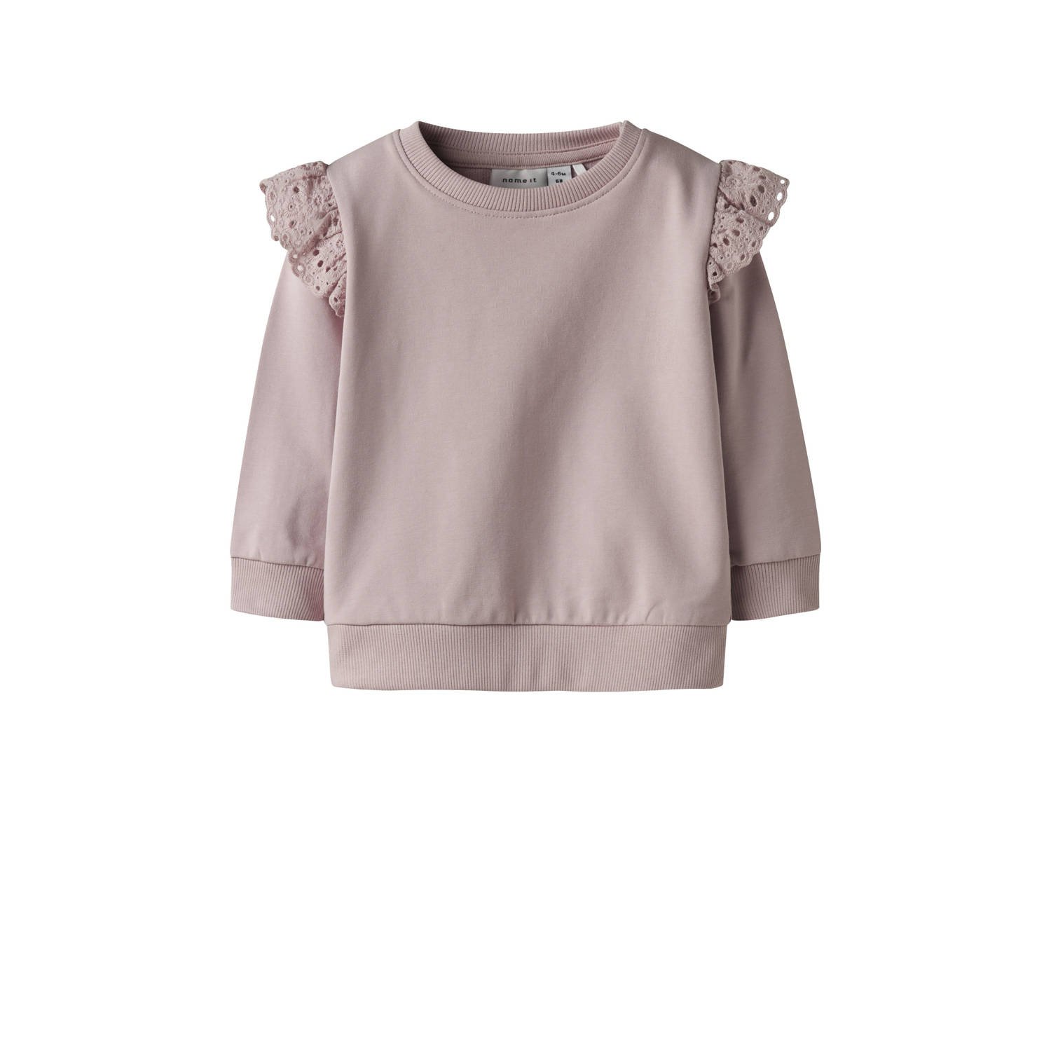 NAME IT BABY sweater lila broderie