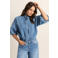 Expresso denim blouse medium blue denim