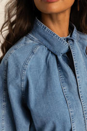 thumbnail: Expresso denim blouse medium blue denim