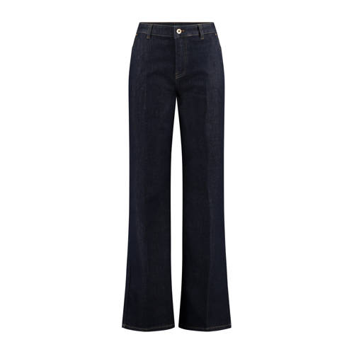 Expresso high waist wide leg jeans dark blue denim afbeelding