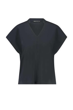 travelstof top donkerblauw
