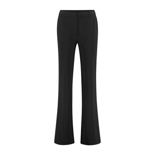 Expresso travelstof travelstof flared flared broek zwart afbeelding