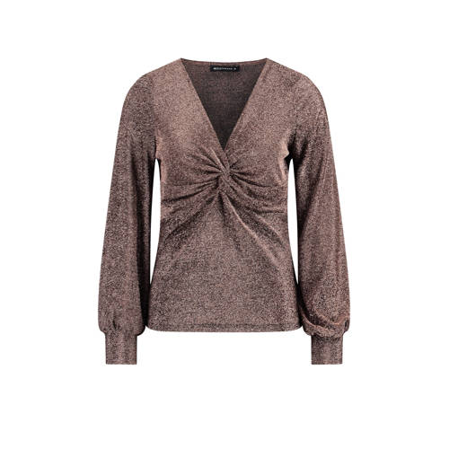 Expresso glitter top goud met glitter afbeelding