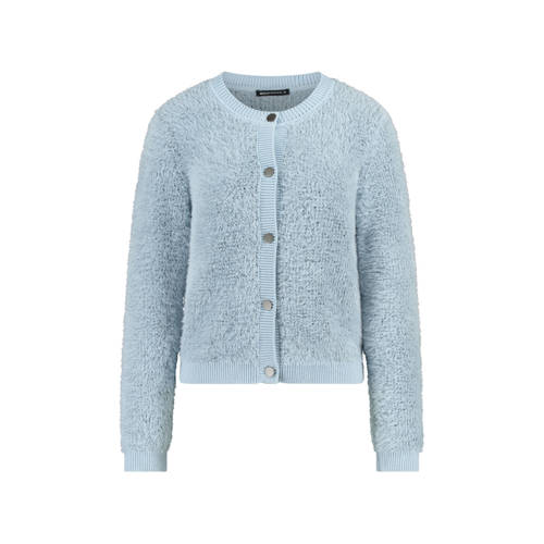 Expresso cardigan lichtblauw gebreid afbeelding