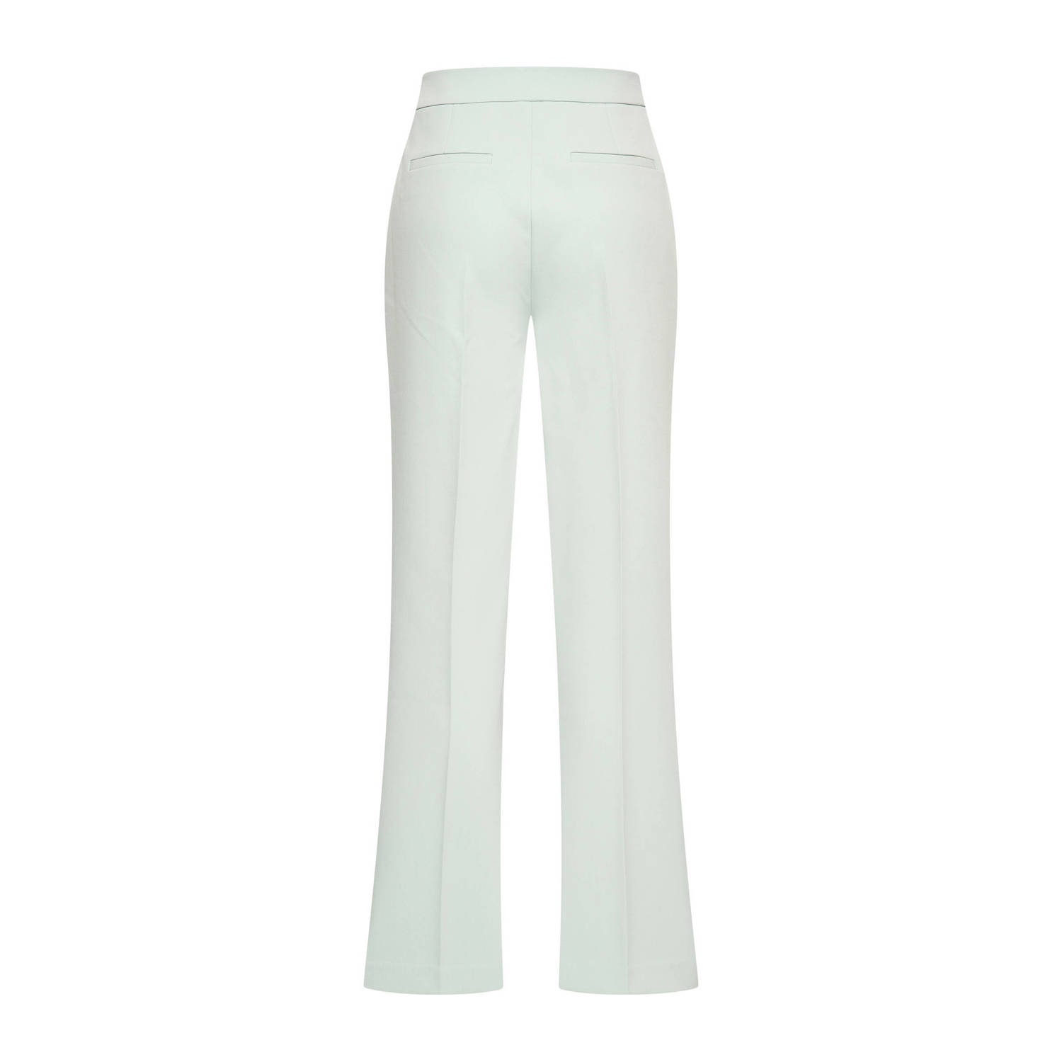 Expresso flared high waist broek mintgroen