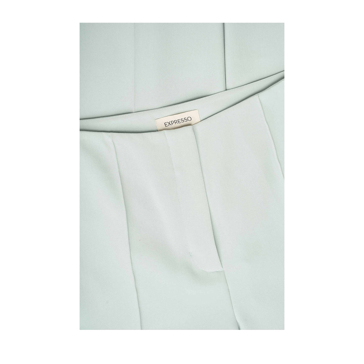 Expresso flared high waist broek mintgroen