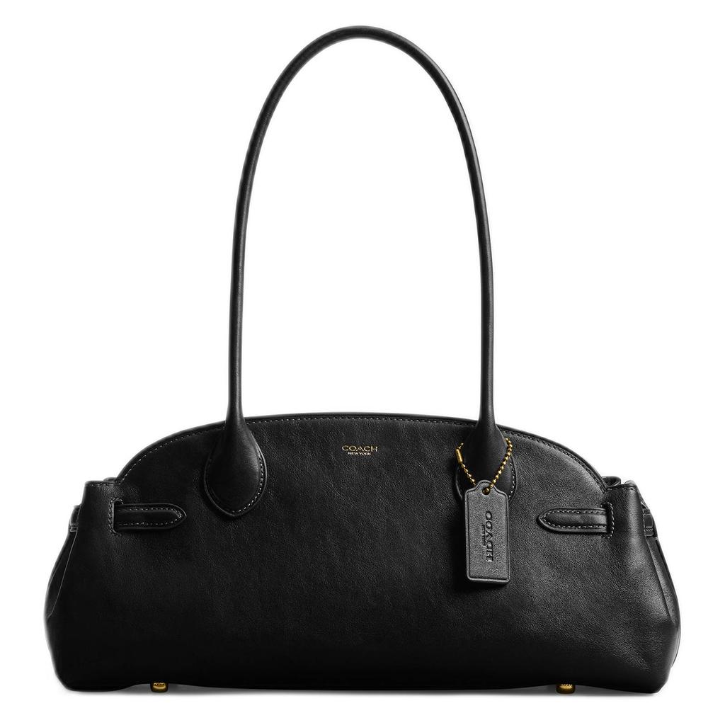 Coach leren schoudertas Empire 34 zwart