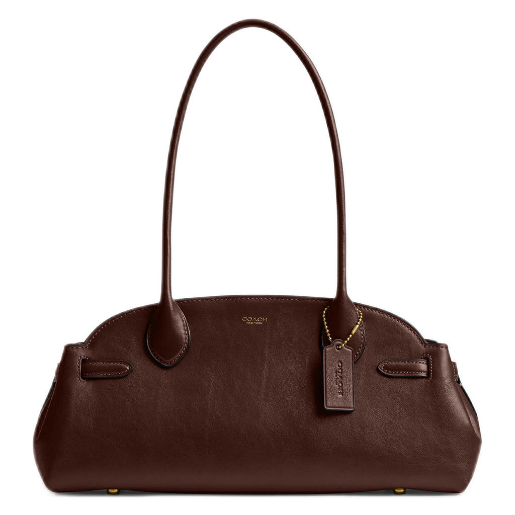 Coach leren schoudertas Empire 34 donkerbruin