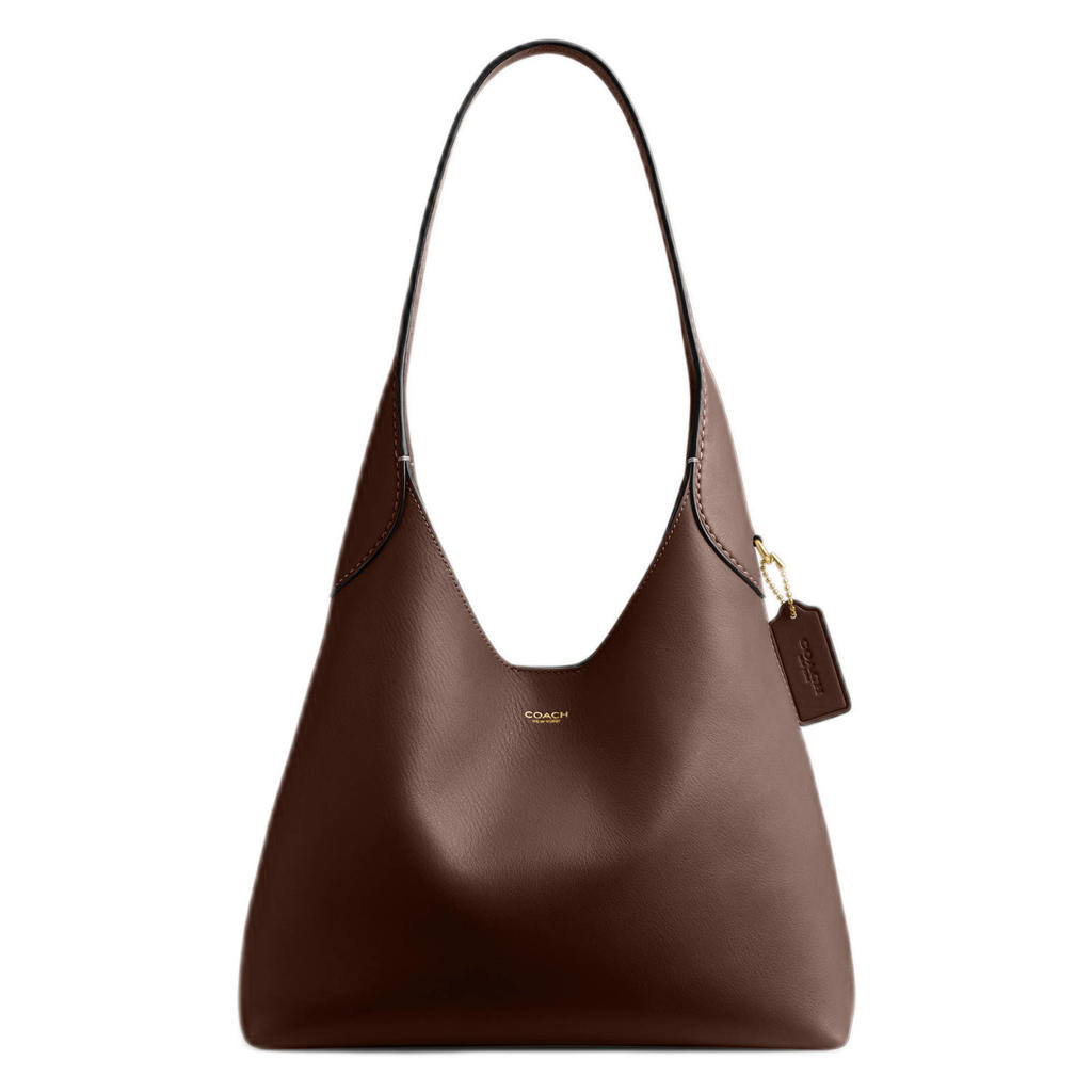 Coach leren schoudertas Brooklyn 28 donkerbruin