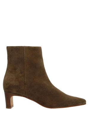 suède enkellaarzen taupe