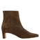 Manfield suède enkellaarzen taupe