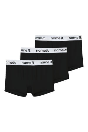 boxershort - zwart/wit (set van 3)