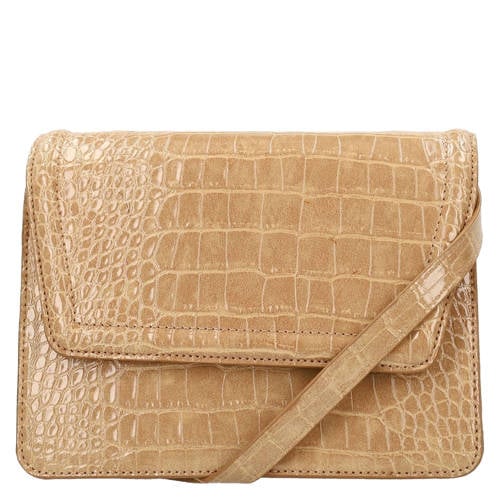 Manfield crossbody tas beige afbeelding