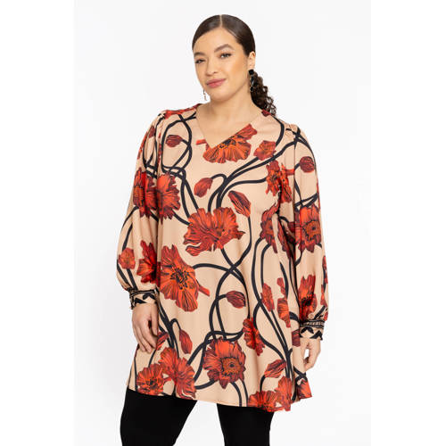 YOEK tuniek rood – rood/zalmroze