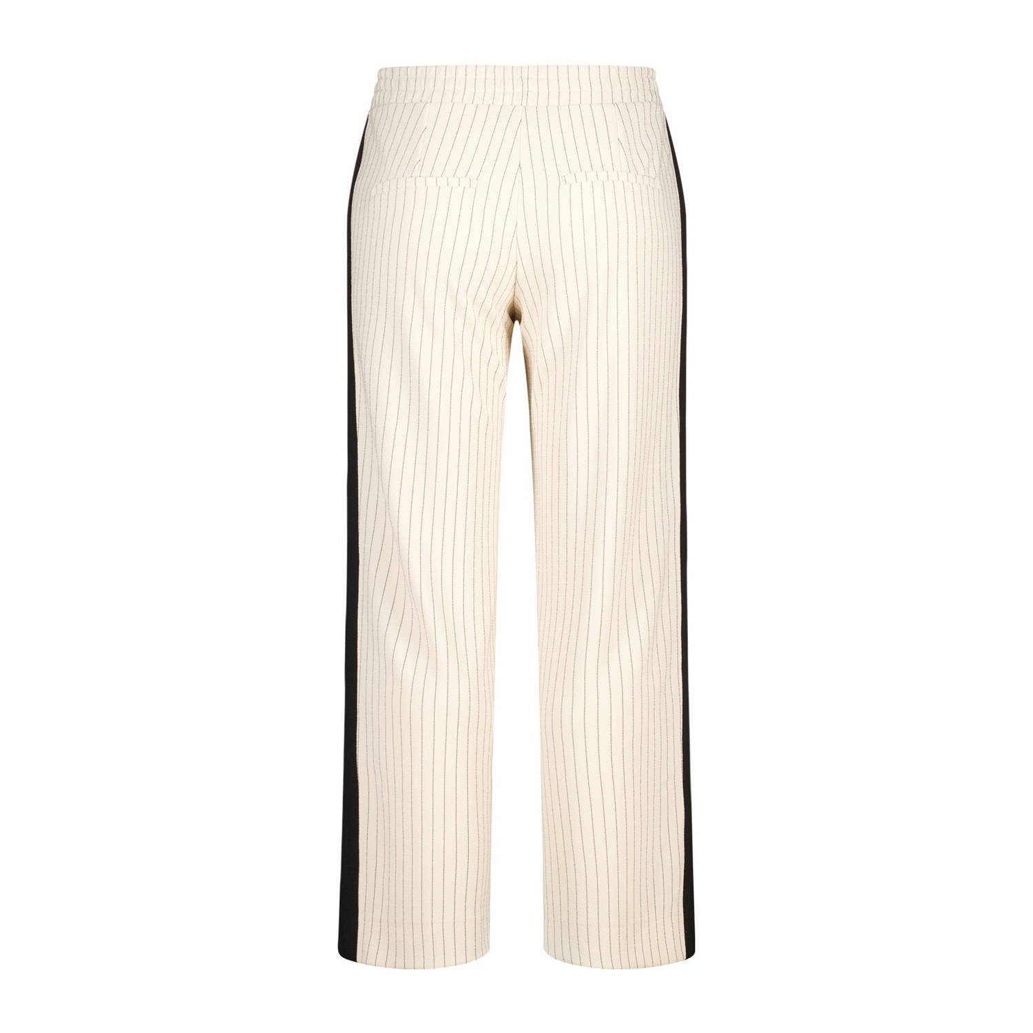 MS Mode straight regular waist casual broek ecru