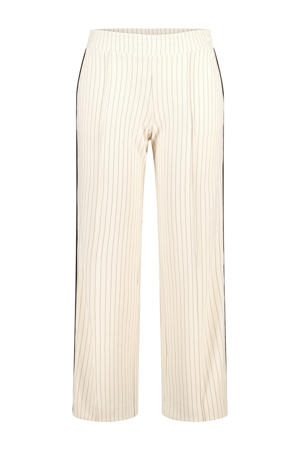 straight regular waist casual broek ecru
