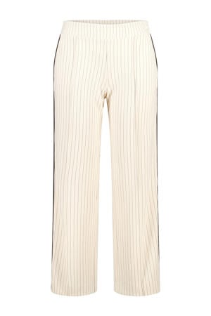 straight regular waist casual broek ecru