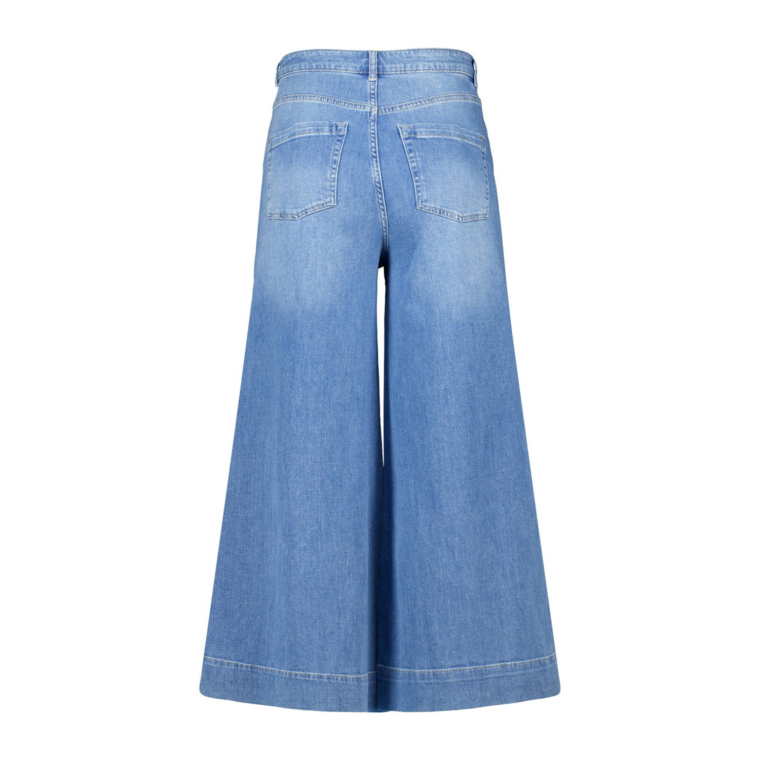 MS Mode high waist wide leg jeans stonewashed