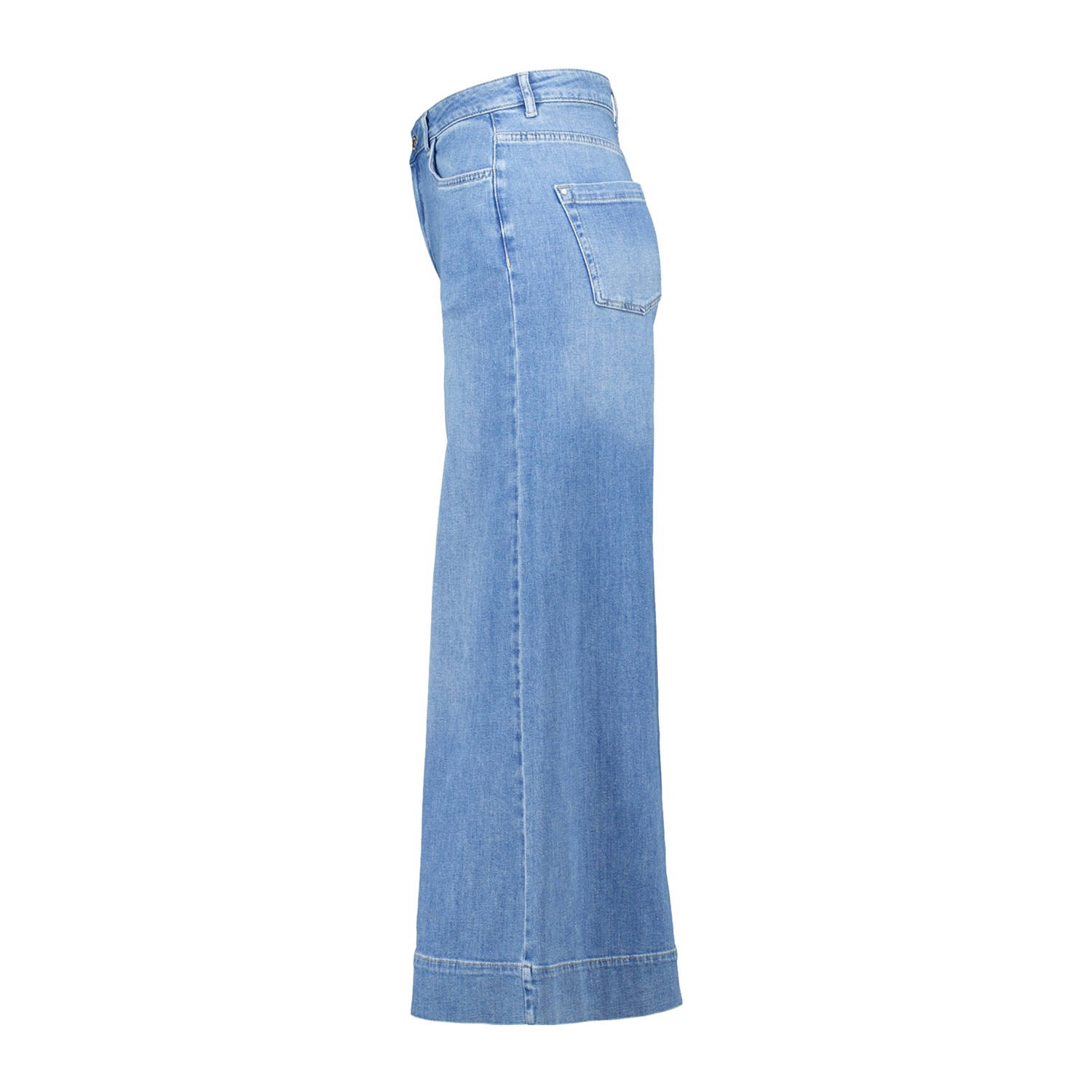 MS Mode high waist wide leg jeans stonewashed