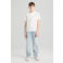 America Today waist loose fit jeans light blue denim