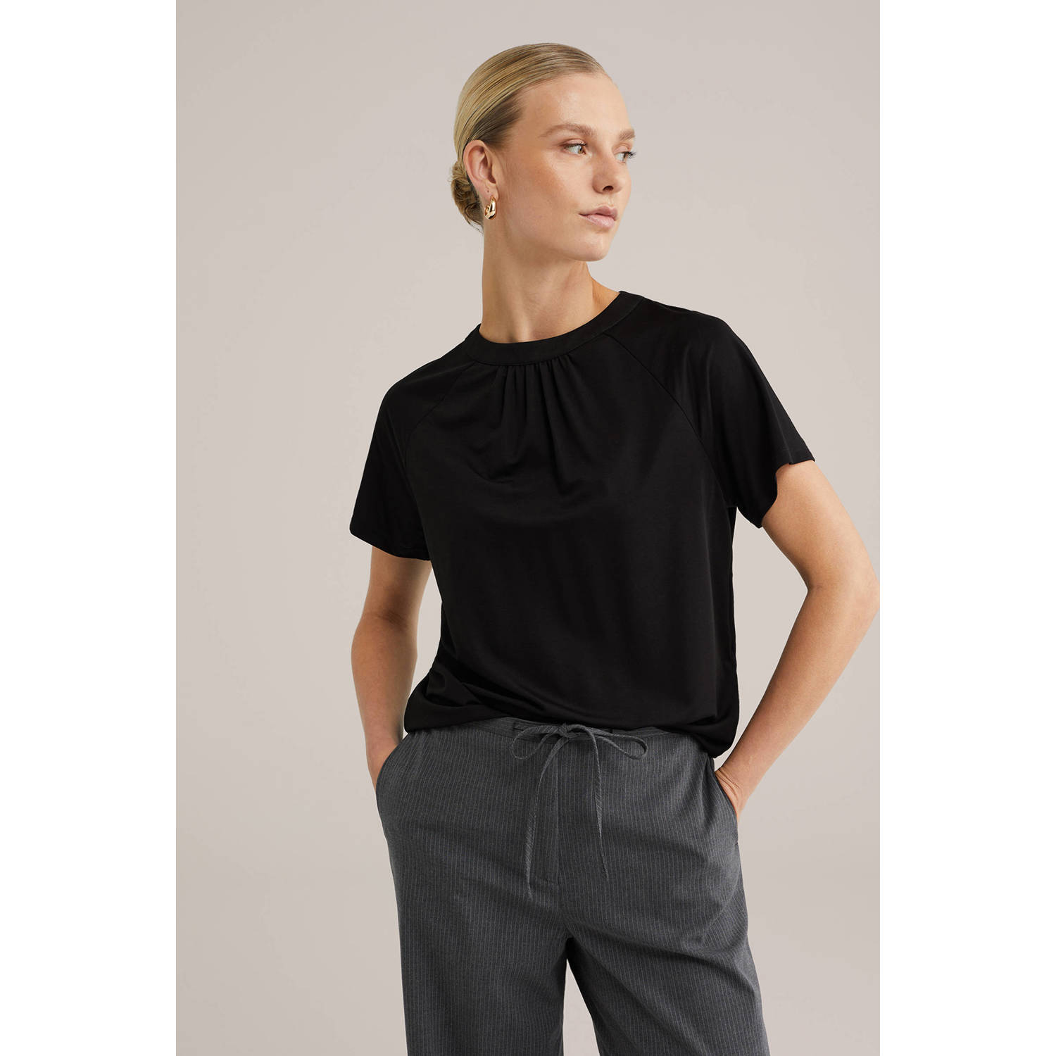 WE Fashion top zwart