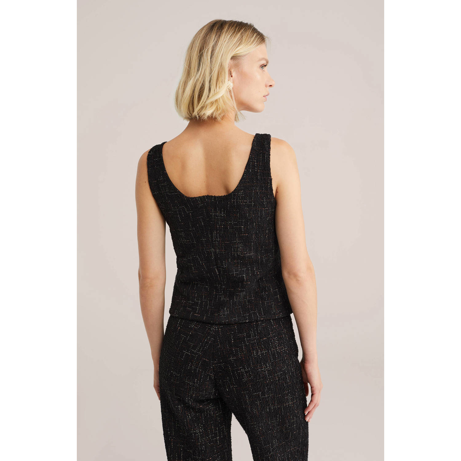 WE Fashion gilet zwart