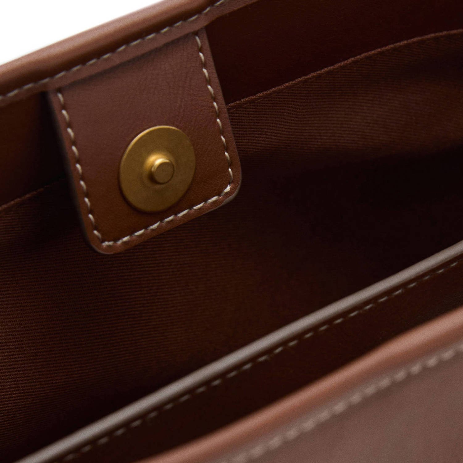 Mango crossbody tas bruin