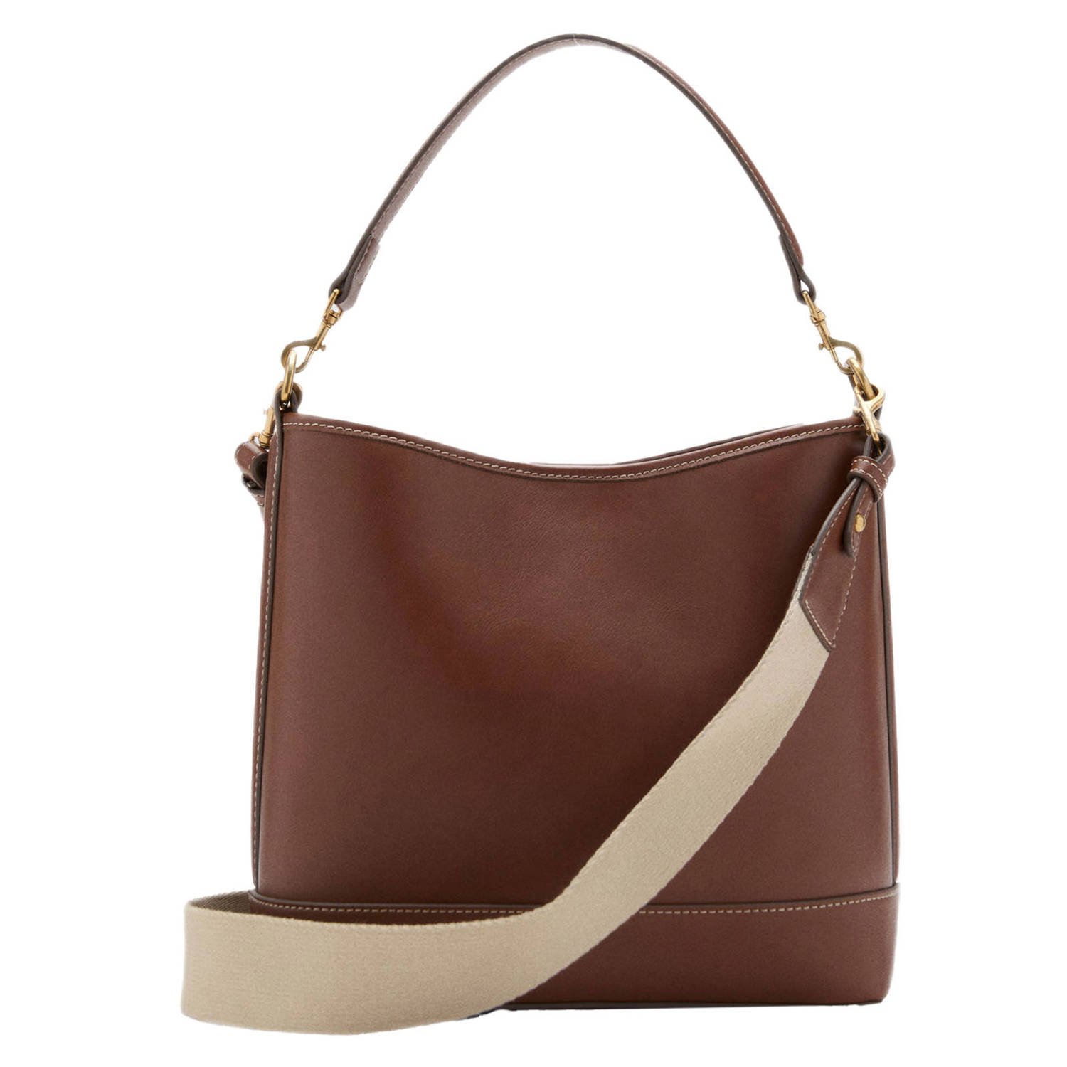 Mango crossbody tas bruin