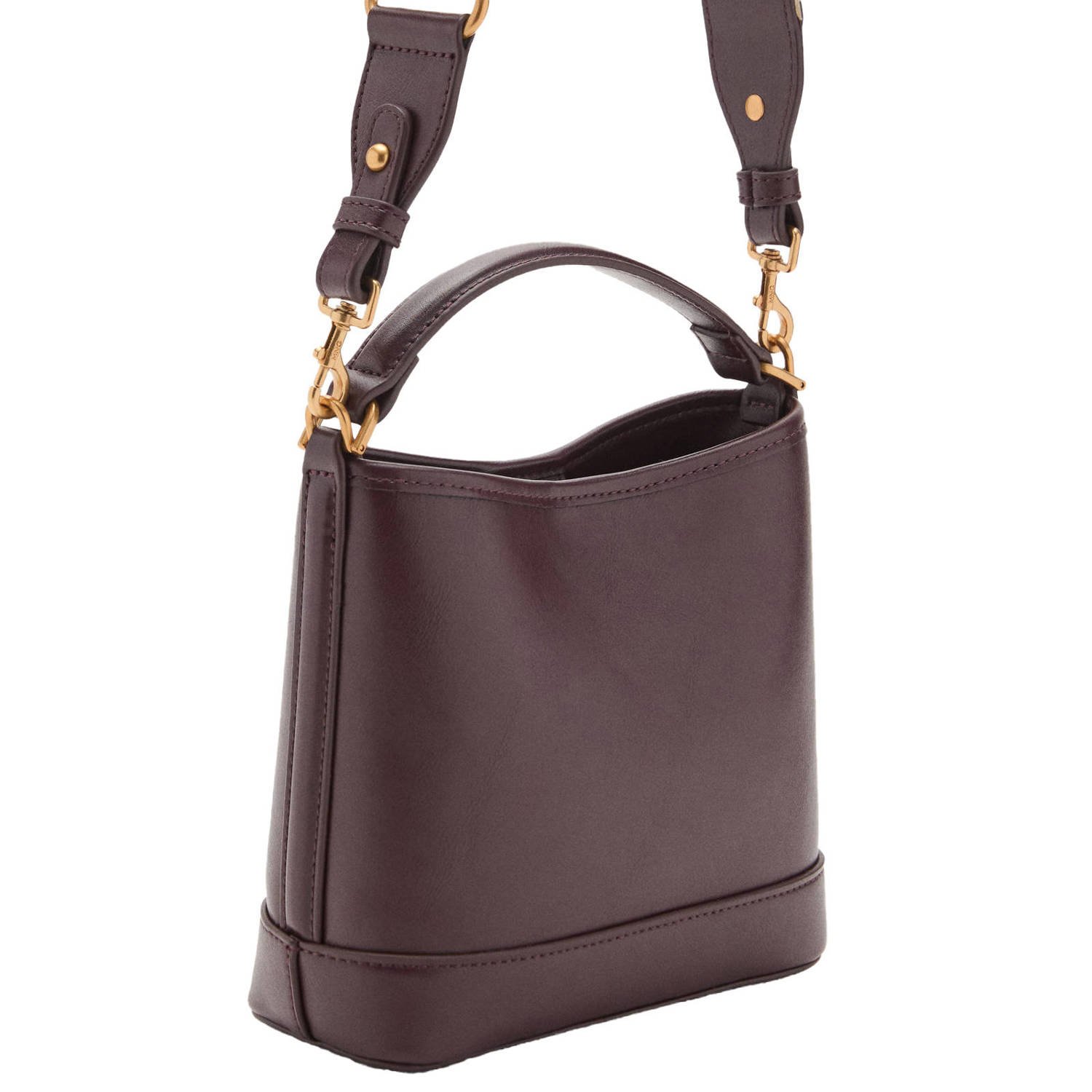 Mango crossbody tas donkerrood