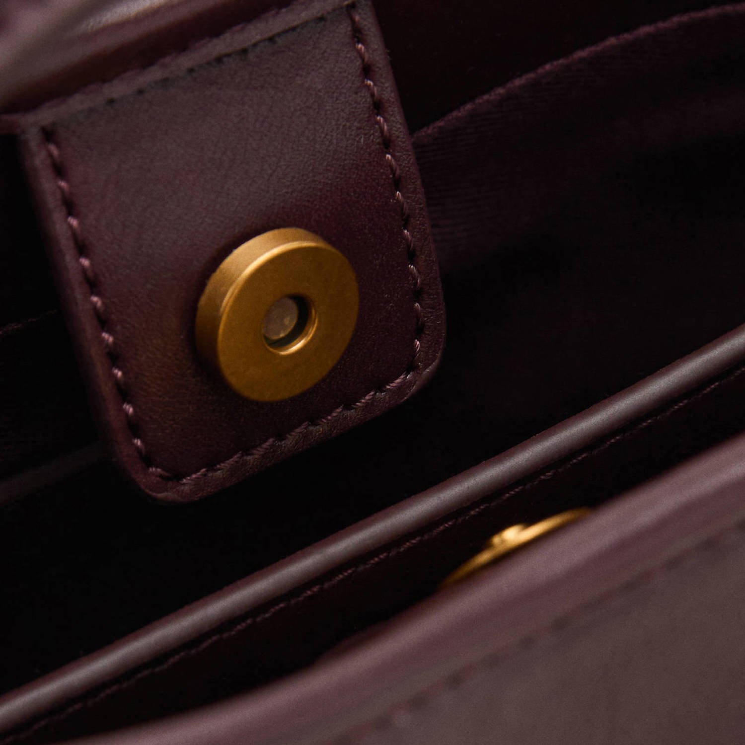 Mango crossbody tas donkerrood