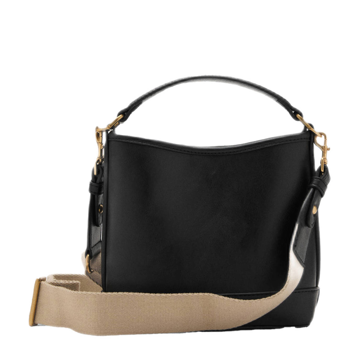Mango crossbody tas zwart