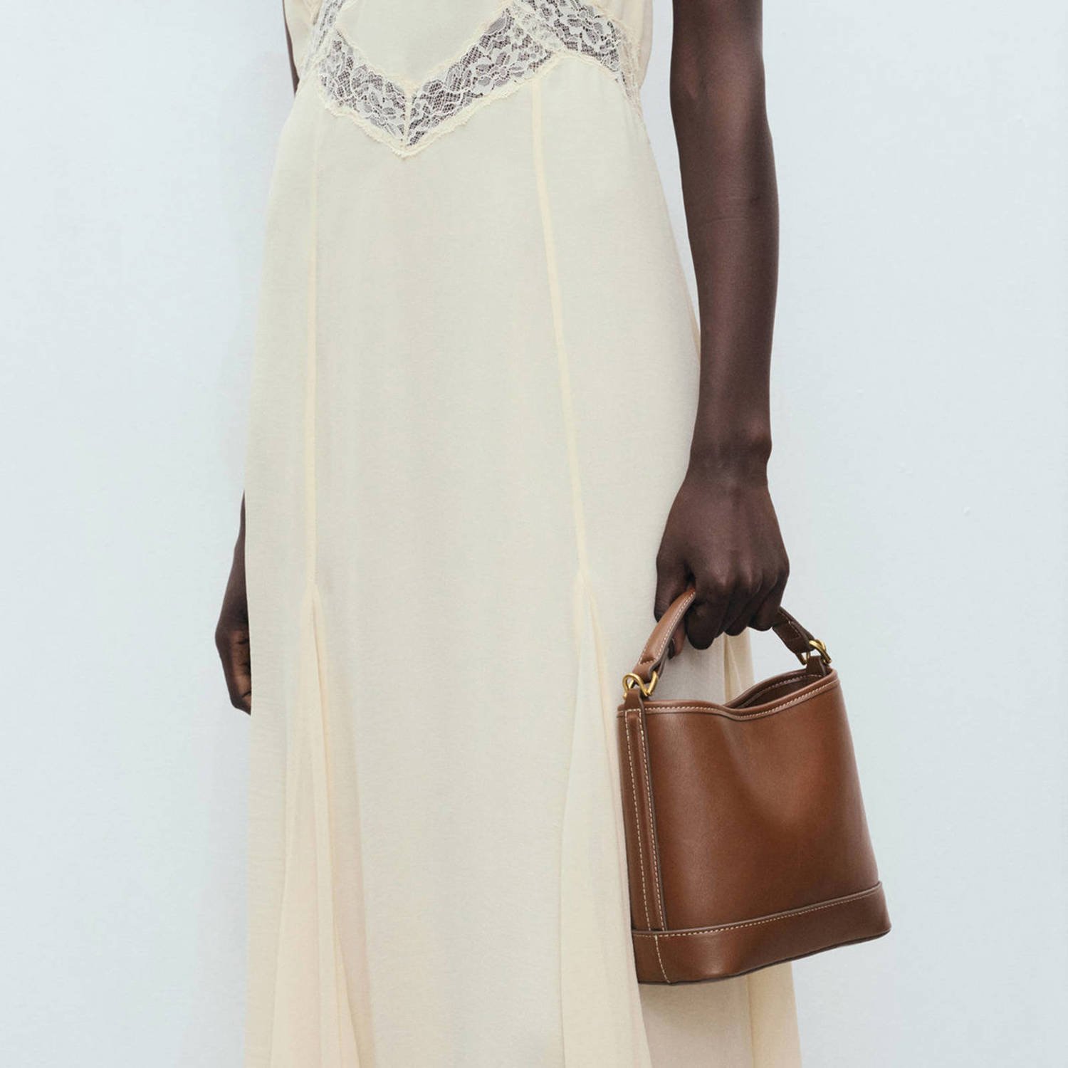 Mango crossbody tas bruin