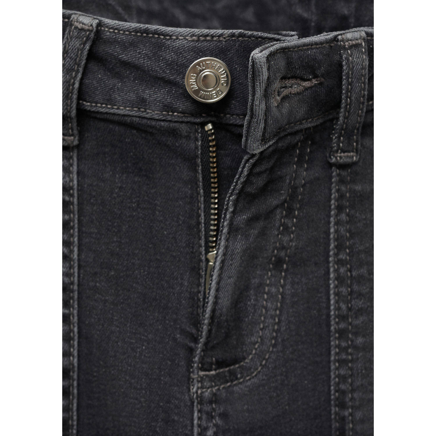 MANGO TEEN wide leg jeans grey denim